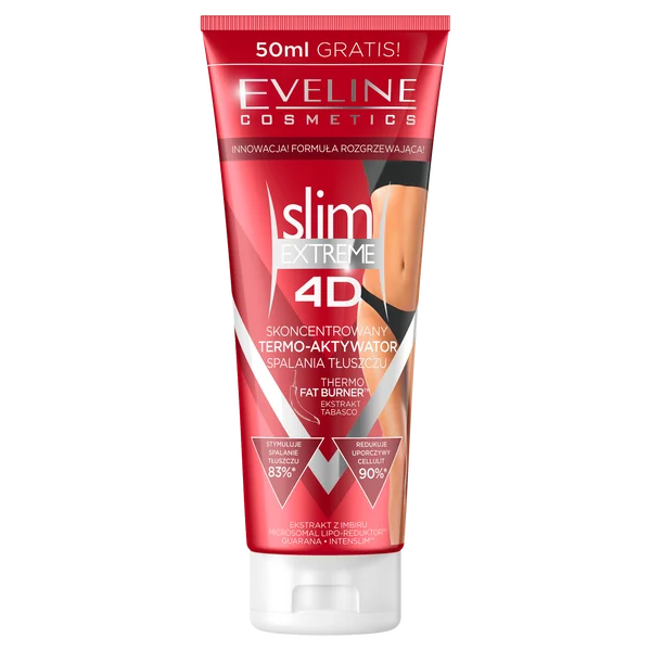 Eveline Slim Extreme 4D Thermoactive Slimming Anti‑Cellulite Serum 250 ml
