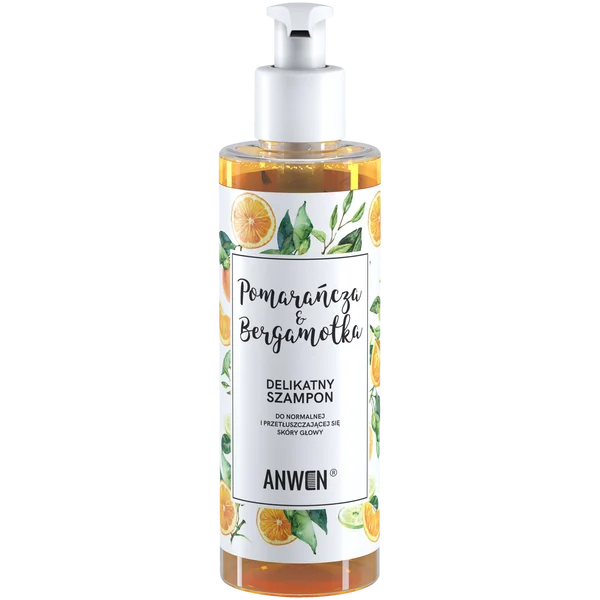 Anwen Orange & Bergamot Gentle Shampoo 200ml - Original Studio Bottle Shot