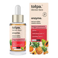 Tolpa Dermo Face Enzyme Serum flat lay on a clean white studio background
